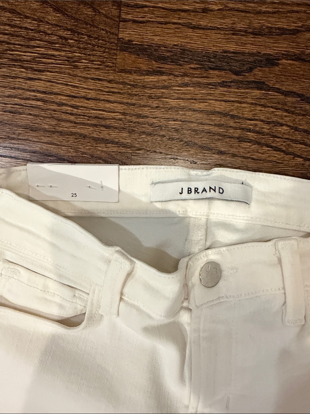 NWT J Brand White Skinny Leg Mid Rise Jeans - Picture 4 of 7